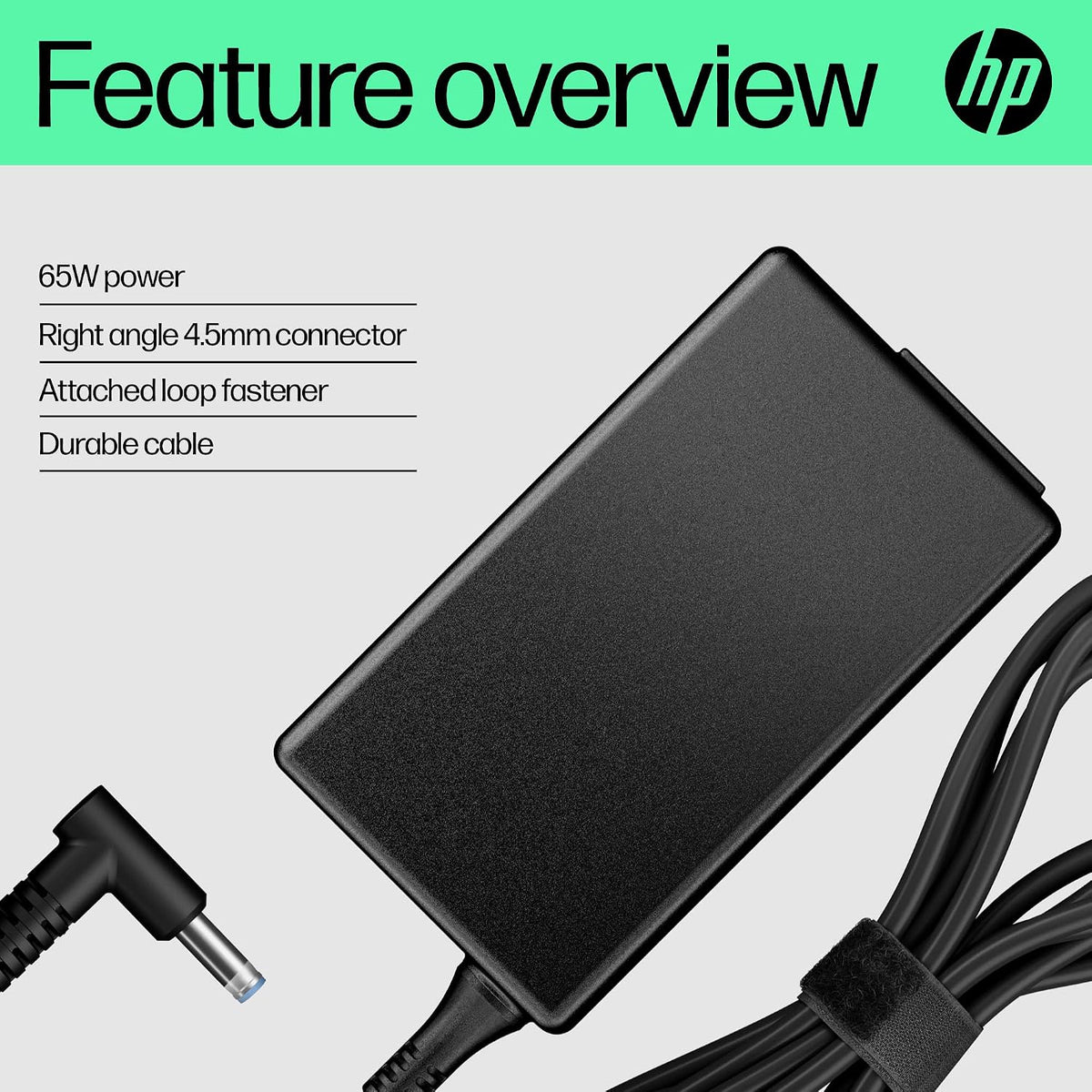 HP 65W 4.5mm Smart Adapter (6H459AA)