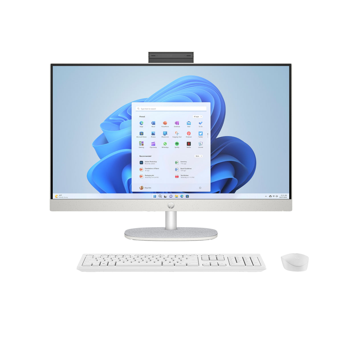HP 27 inch All-in-One 27-cr0451in PC