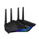 Asus RT-AX82U AX5400 Dual Band WiFi 6 (Black) Gaming Router Mobile Game Mode, Lifetime Free Internet Security, Mesh WiFi Support, Gear Accelerator, Gaming Port, Adaptive QoS, Port Forwarding