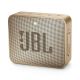JBL Go 2, Wireless Portable Bluetooth Speaker with Mic, JBL Signature Sound, Vibrant Color Options with IPX7 Waterproof & AUX (Champagne)