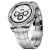 Fire-Boltt Blizzard Ultra 1.28'' Premium Luxury Smartwatch with Jewel Studded Dial Smartwatch (Silver Strap, Free Size)